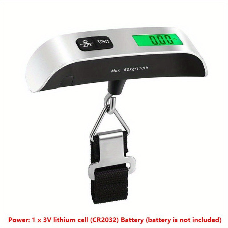 Accurately Weigh Your Luggage with This 110lb/50kg Digital Portable Hanging Scale!