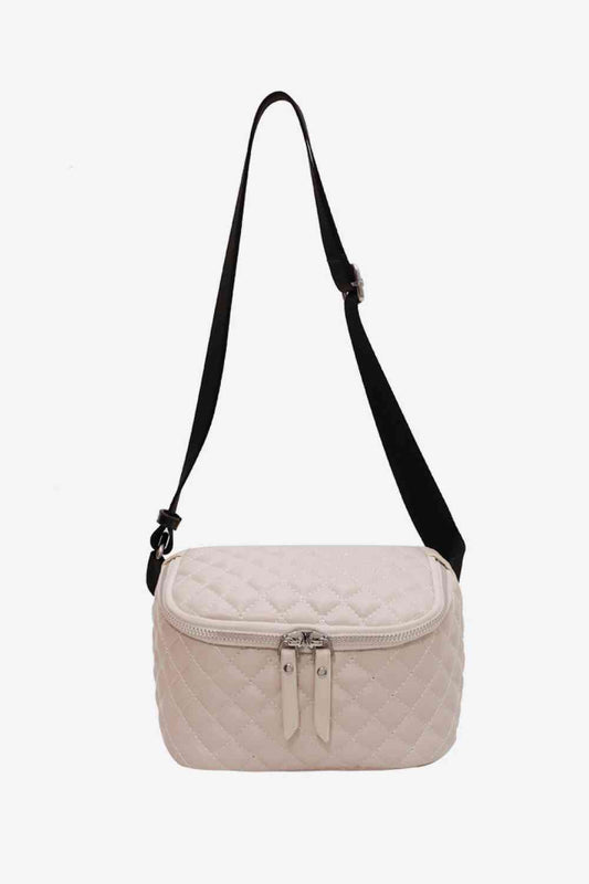 Zipper Detail Crossbody Bag