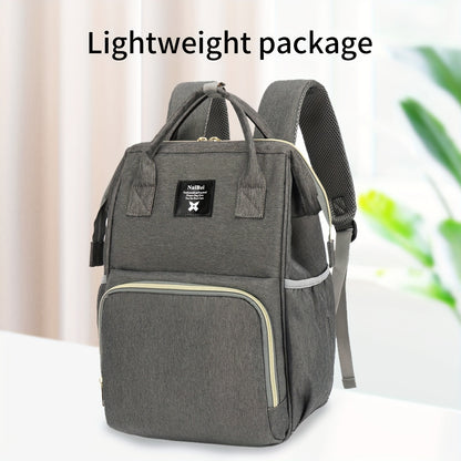 Trendy Diaper Bag Backpack - Waterproof, Multifunctional, and Perfect for Travel and Baby Care