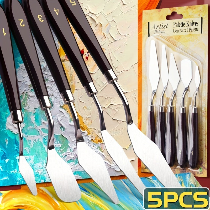 7-Piece Palette Knife Set: Choose from a Variety of Sizes & Styles of Stainless Steel Knives