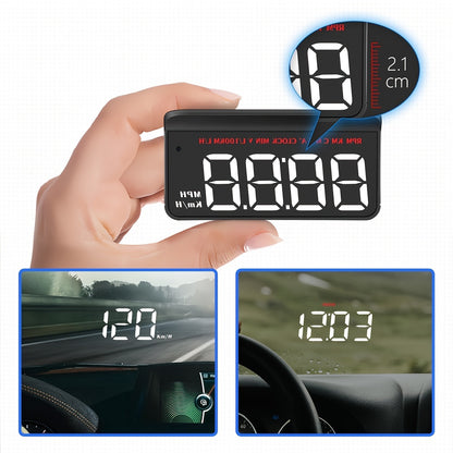 Upgrade Your Driving Experience with the M5 OBD2 Car Projector: MPH KMH Auto Hud Speedometer & More!