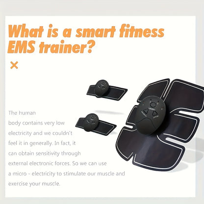 Wireless Muscle Trainer Belt: Tone Your Abs & Hips with EMS Massage Stimulation!