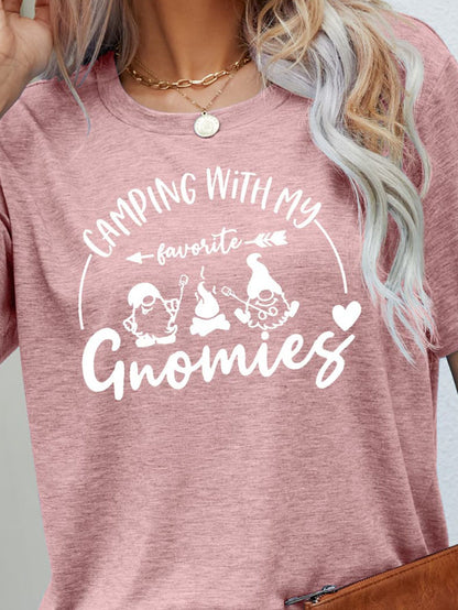 CAMPING WITH MY FAVORITE GNOMIES Graphic Tee