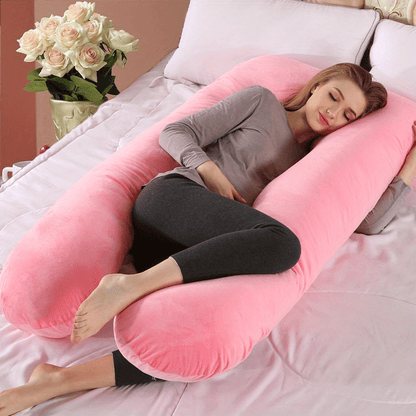 Ultimate Comfort For Expectant Mothers - U-shaped Pregnancy Pillow Strap With Multifunctional Waist Support