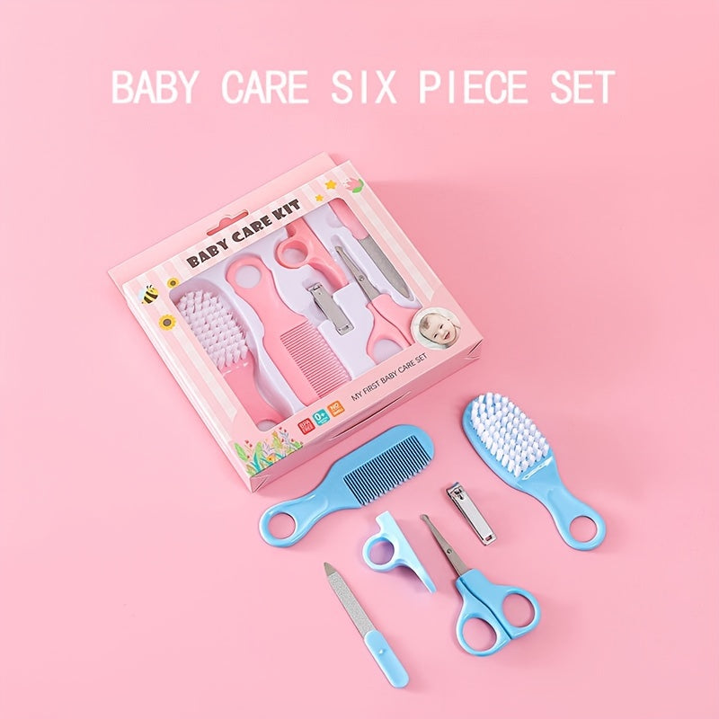 Kit de soins des ongles et des cheveux pour bébé de 6 pièces - Parfait pour les nouveau-nés et les enfants ! 