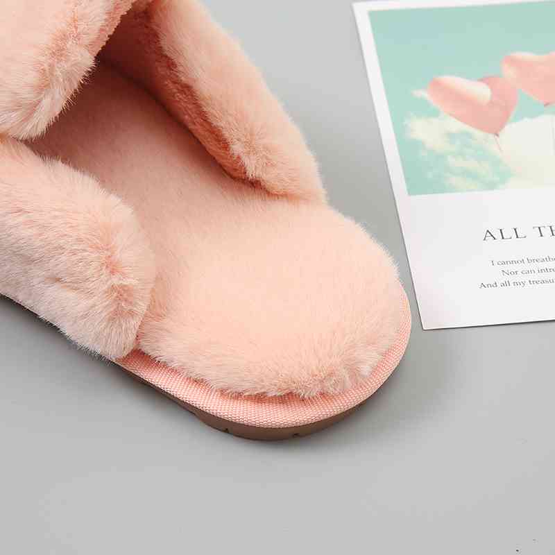 Faux Fur Slippers