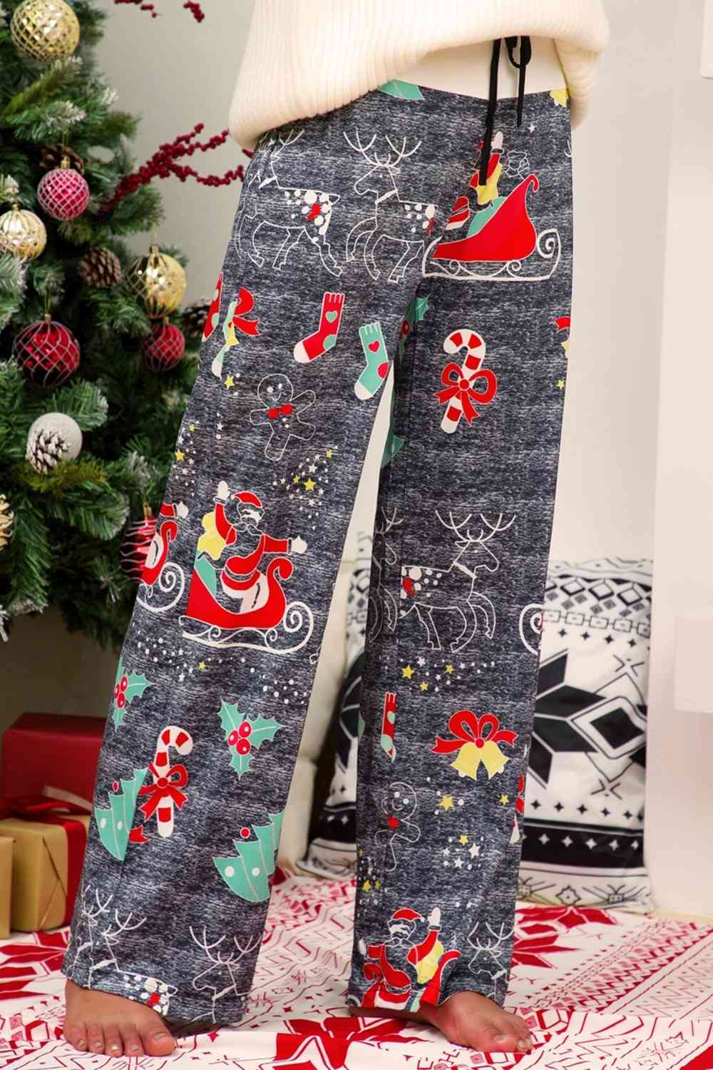 Pantalon droit de Noël