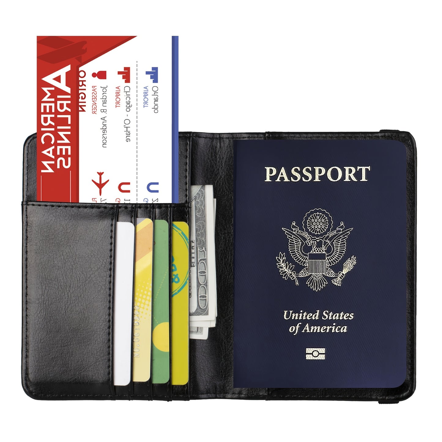 Upgrade Your Travel Essentials with this Leather Passport Holder - Perfect for Women!