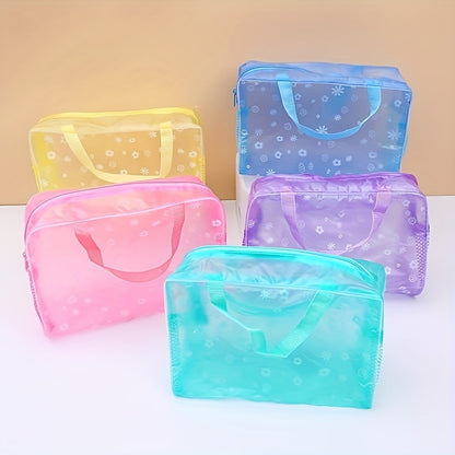 Transparent Toiletry Transparent Toiletry Packaging Travel Cosmetic Bag Waterproof Travel Bag PVC Transparent Travel Toiletry Bag Portable Travel Bag For Men And Women Travel Business Bathroom, Transparent, Beach Bag