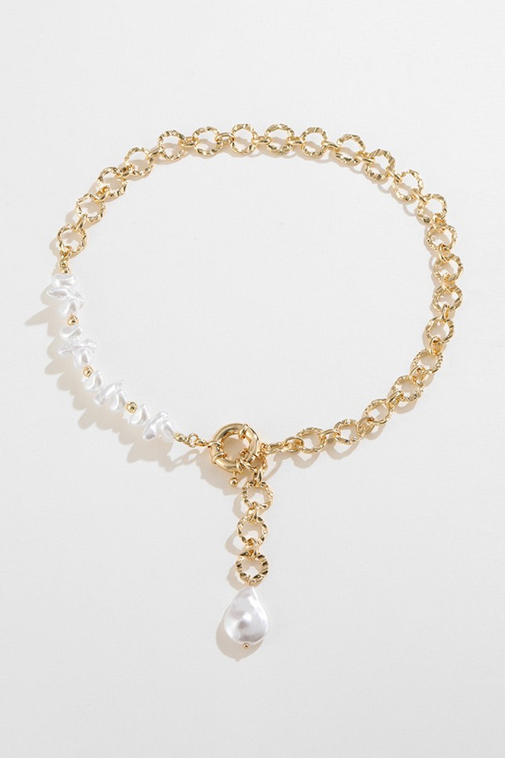 Collier de cuivre de perles d’eau douce