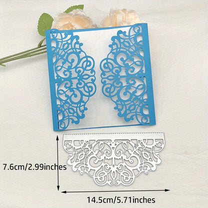 2Pcs Metal Cutting Dies Stencils Flower For DIY Scrapbooking Album Stamp Paper Card Embossing Die Cut