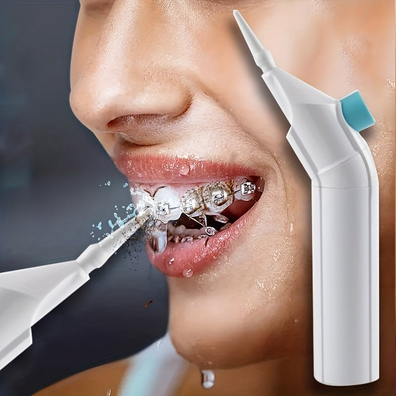 Tooth Flosser, Cordless Flosser Oral Irrigator, Tooth Flosser, Portable, No Need To Charge, Suitable For Family Travel, Suitable For Men And Women Daily Dental Care, Ideal Gift, Father's Day Gift, Mother's Day Gift