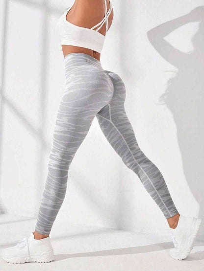 Pantalon actif long taille haute coupe slim