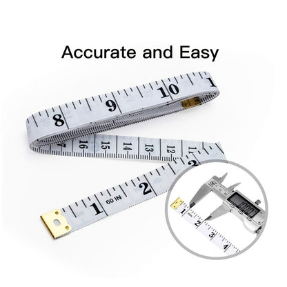 Accurate 60in/150cm Measuring Tape - Perfect for Weight Loss, Body Measurement, Sewing & Tailoring!