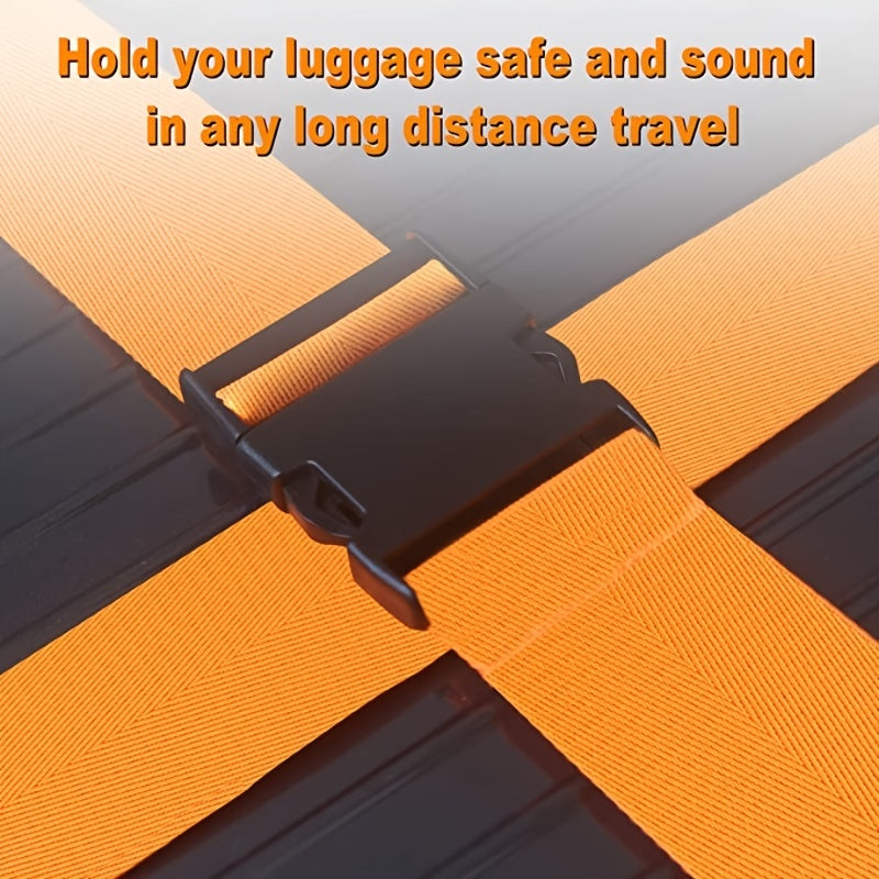 1-Pack Luggage Straps To Keep Your Suitcase Secure While Traveling, Premium Accessory For Travel Bag Closure