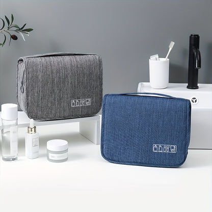 Stay Organized On-the-Go: 1pc Hanging Travel Toiletry Bag for Cosmetics & Bath Essentials