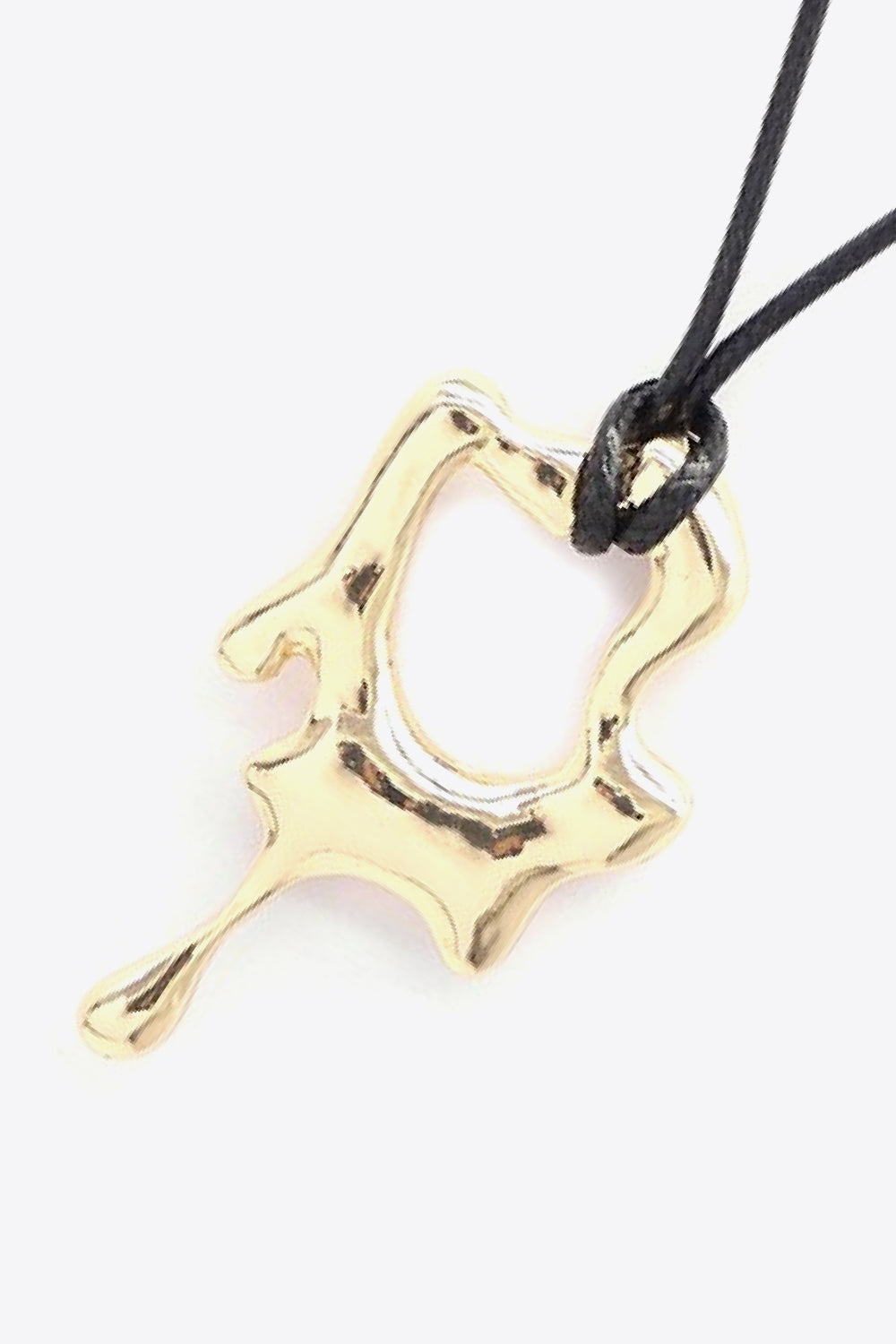 Zinc Alloy Pendant Cord Necklace