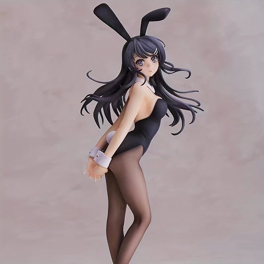 Adorable Black Clothes Bunny Girl Hand Car Accessories - Perfect Anime Character Decoration!