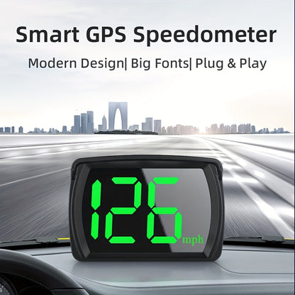 Upgrade Your Driving Experience with a Digital GPS Speedometer - Speed MPH/KM/H, Compass, Fatigue Reminder & More!