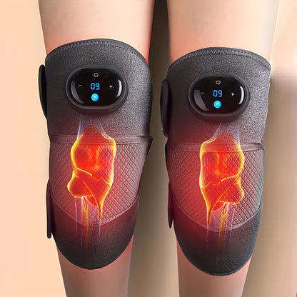 3-in-1 Heated Knee Elbow Shoulder Massager with Vibration & Adjustable Heat - Relieve Pain & Relax Muscles Instantly!