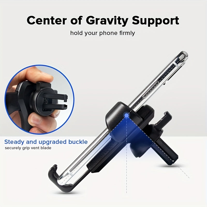 Universal Gravity Auto Phone Holder: Securely Mount Your Mobile Phone Anywhere!