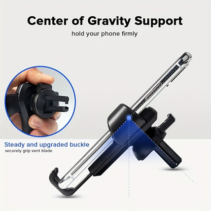 Universal Gravity Auto Phone Holder: Securely Mount Your Mobile Phone Anywhere!