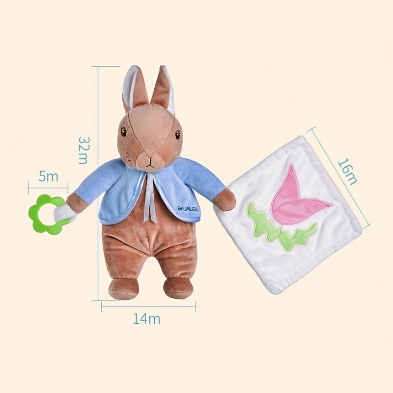 1pc Plush Soothing Towel Baby Pacifier Doll Infant Saliva Towel Can Be Imported To Pacify Rattle