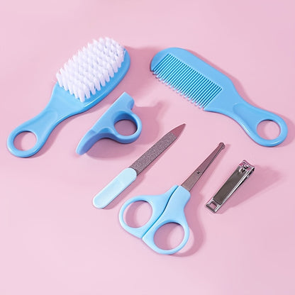 Kit de soins des ongles et des cheveux pour bébé de 6 pièces - Parfait pour les nouveau-nés et les enfants ! 