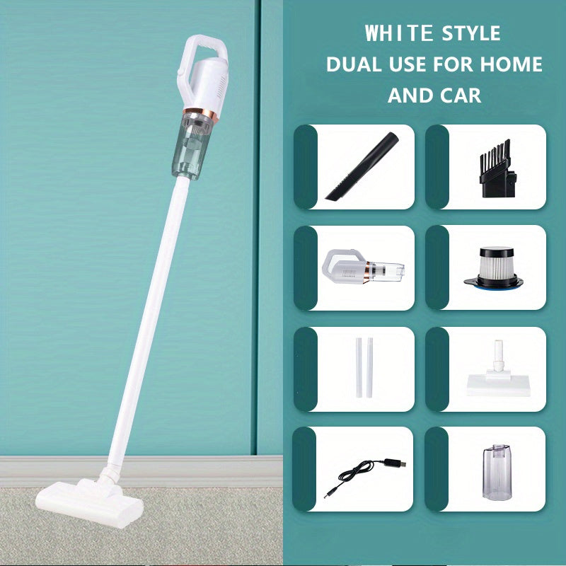 Strong Suction Vacuum Cleaner Dust Removal Wireless Handheld Vacuum Cleaner Household Small Home Car Dual-purpose Vacuum Cleaner