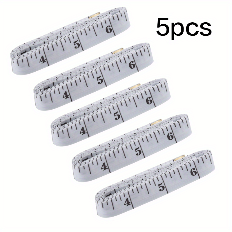 1pc Flexible Double-Scale Tape Measure for Weight Loss and Medical Measurement - Sewing, Tailoring, and Crafting Vinyl Ruler with Centimetre Scale on Reverse Side