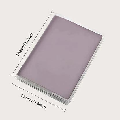 Transparent Passport Protecting Cover ID Card Cover Plain Waterproof Transparent Clear PVC Passport Holder Cover