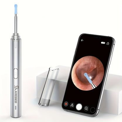 Ultimate Ear Cleaning Kit: 1080P Camera Otoscope, 5-Piece Ear Set, 5 Ear Picks & Compatible with iPhone, iPad & Android Phones