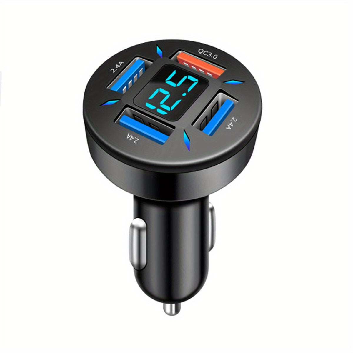 66W PD20W QC3.0 Super Fast Car Charger: Charge Your Devices Faster Than Ever With Digital Display!