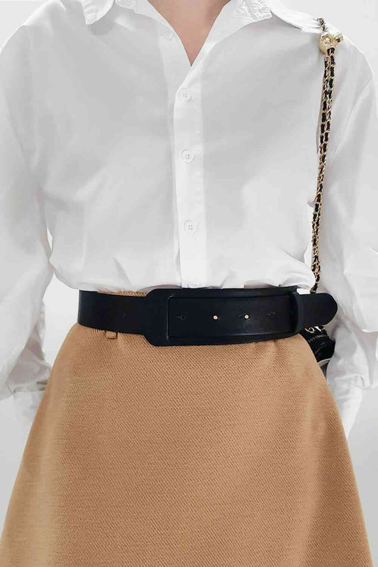 Ceinture en cuir PU