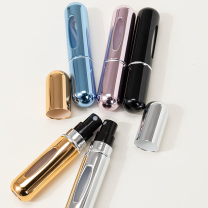 5 pcs Refillable Travel Perfume Spray Bottle - Portable and Convenient for Outdoor Use