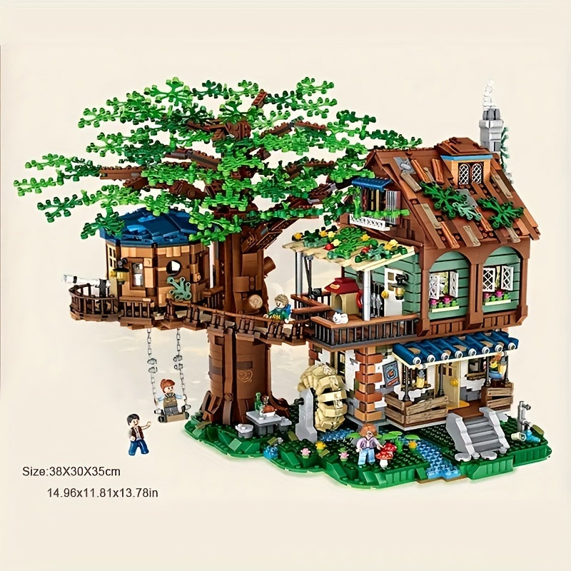 4761 Particle Tree House Mini Building Blocks DIY Mini Bricks Tree House Model Sets