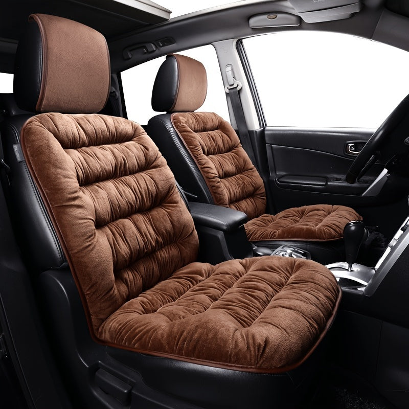 Upgrade Your Car's Interior Comfort with This Soft Plush Car Seat Cover!