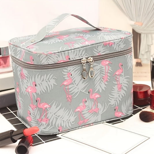 1pc Large Capacity Travel Makeup Bag - Portable and Convenient Cosmetic Organizer with Wash Bag and Pouch