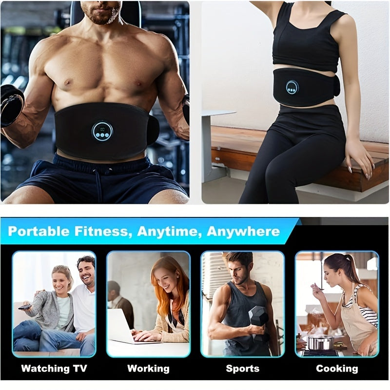 10 Modes 20 intensités Fitness EMS Massage Abdominal électrique corps minceur ceinture stimulateur musculaire Recharge USB taille formateur perte de poids livraison directe 