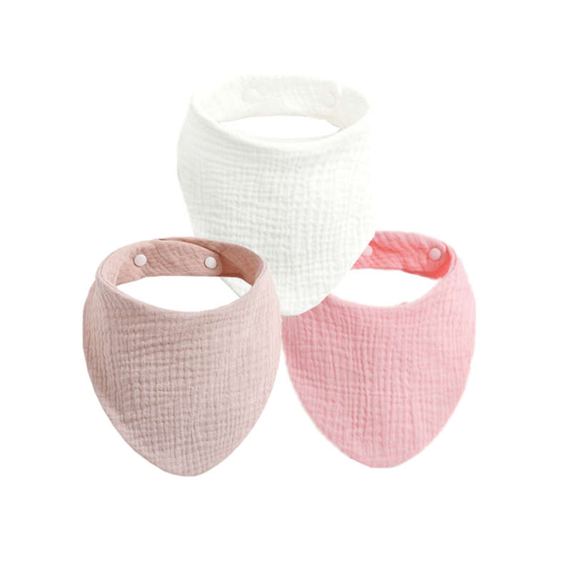 3-Pack of Soft & Absorbent Cotton Baby Mouth Towels - Perfect for Water Play!