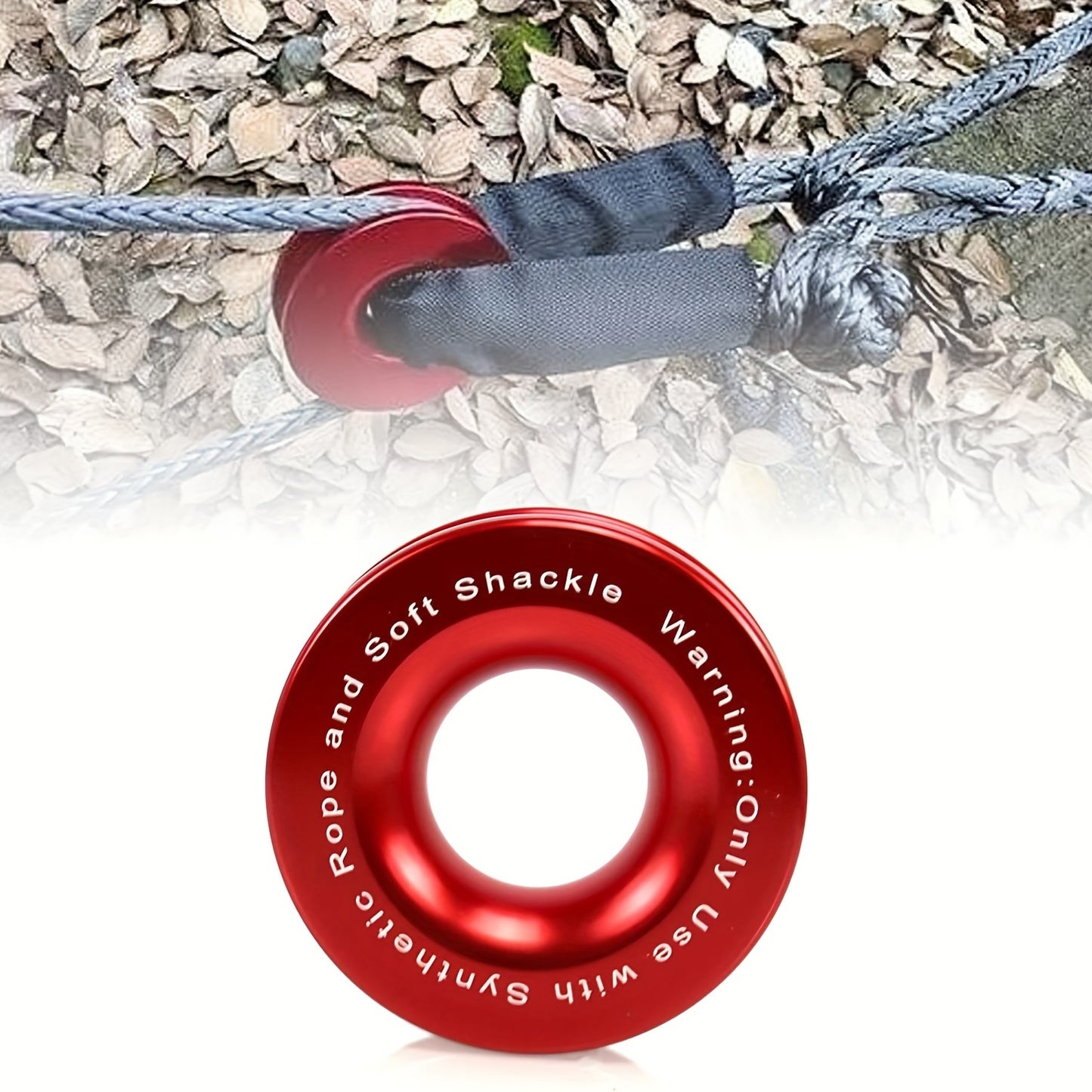 41000lbs Winch Snatch Recovery Ring - Perfect for ATV UTV SUV Truck Off-Road Vehicle Towing!