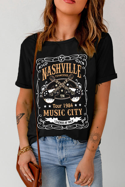 Camiseta gráfica NASHVILLE MUSIC CITY