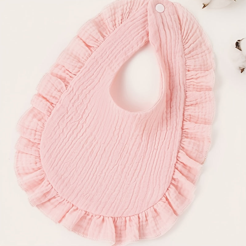 Adorable 1-Pack Baby Ruffled Bib - Perfect for Any Occasion!