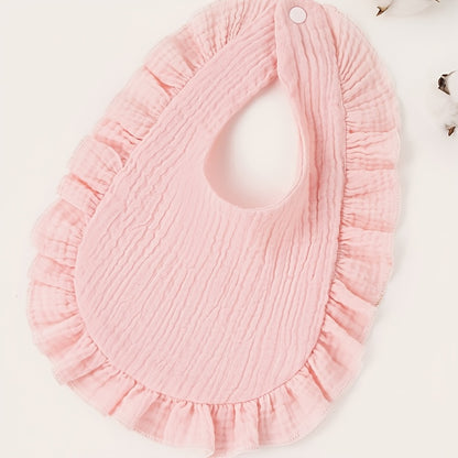 Adorable 1-Pack Baby Ruffled Bib - Perfect for Any Occasion!