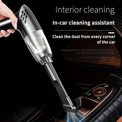 Wireless Portable Hand-held Car Vacuum - Super Suction, High-Power, Quality Assured Mini-Vacuum for Indoor & Outdoor Use