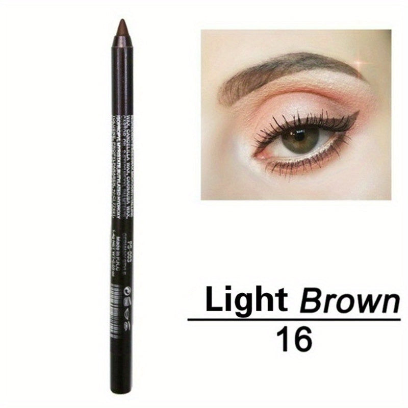 1pcs Long-lasting Waterproof Not Blooming Eyeliner 14 Color Eyeliner Eye Shadow Pen Cosmetics Makeup Tools