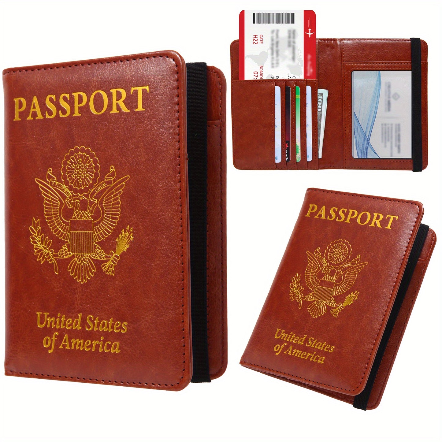 Travel In Style: Passport & Vaccine Card Holder - The Perfect Combo for Your Next Adventure!