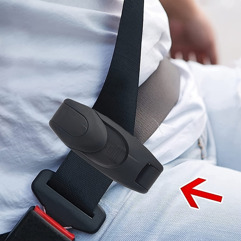 Upgrade Your Car Seatbelt with a Universal Shoulder Neck Strap Positioner Lock Clip - Perfect for Adults, Kids, and Pregnant Women!