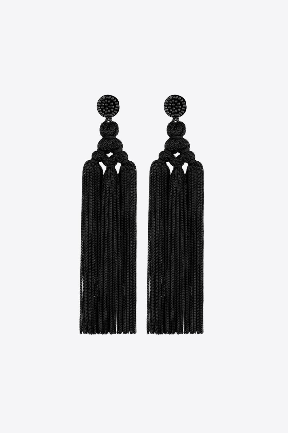 Beaded Tassel Earrings