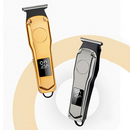 Beard Hair Clippers Men's Professional Hair Clippers, USB Rechargeable LCD Digital Display Electric Clippers For Adult Hairstyles For Hair Cutting